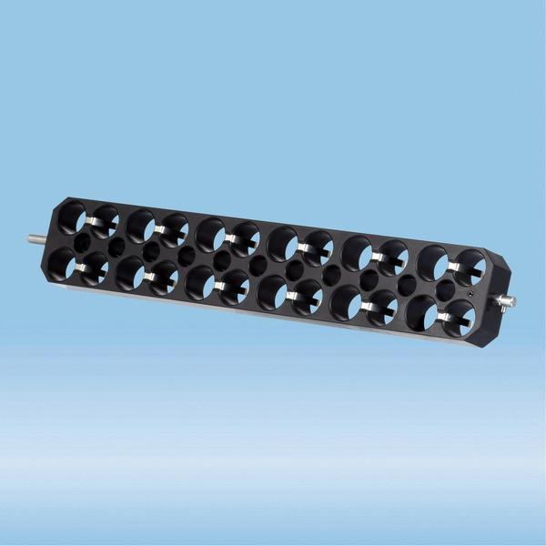 Block rotor, for 24 tubes up to 17 mm Ø (15 ml tubes), for SARMIX® M 2000