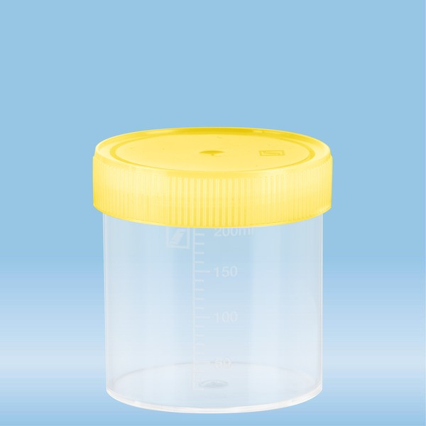 Multi-purpose container, max. volume: 250 ml, (LxØ): 78 x 70 mm, graduated, PP, transparent