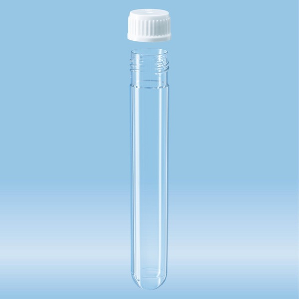 Screw cap tube, 12 ml, (LxØ): 99 x 16 mm, PC