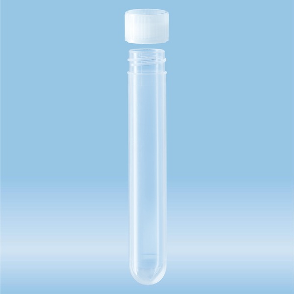 Screw cap tube, 10 ml, (LxØ) 92 x 15.3 mm, PP Tubes Reagent and