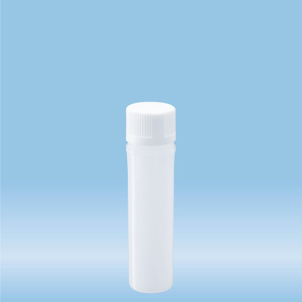Mini vial, white