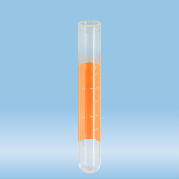 Tube, 5 ml, (LxØ): 75 x 12 mm, PS, with print