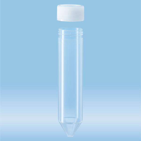Screw cap tube, 30 ml, (LxØ): 107 x 25 mm, PP