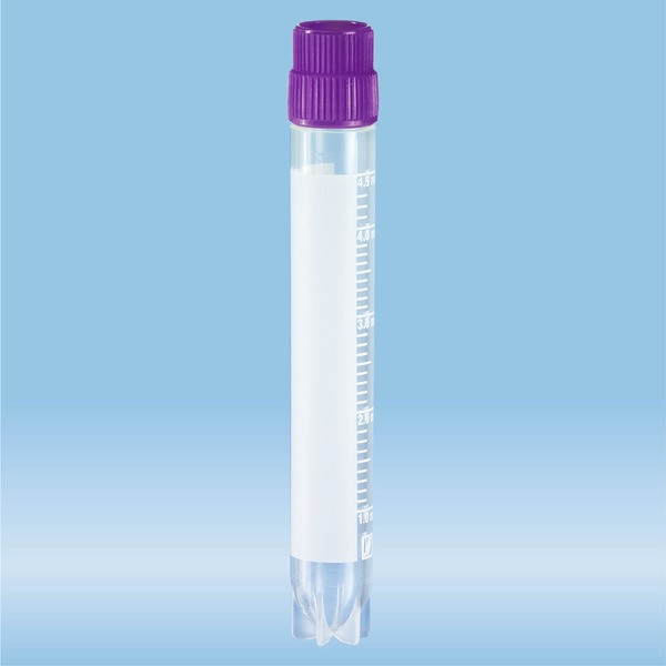 CryoPure tubes, 5 ml, QuickSeal screw cap, violet