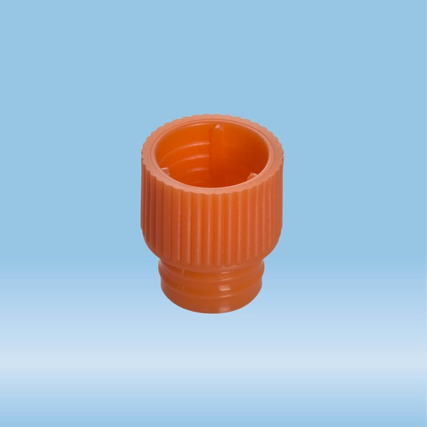 Push cap, orange, suitable for tubes Ø 12 mm
