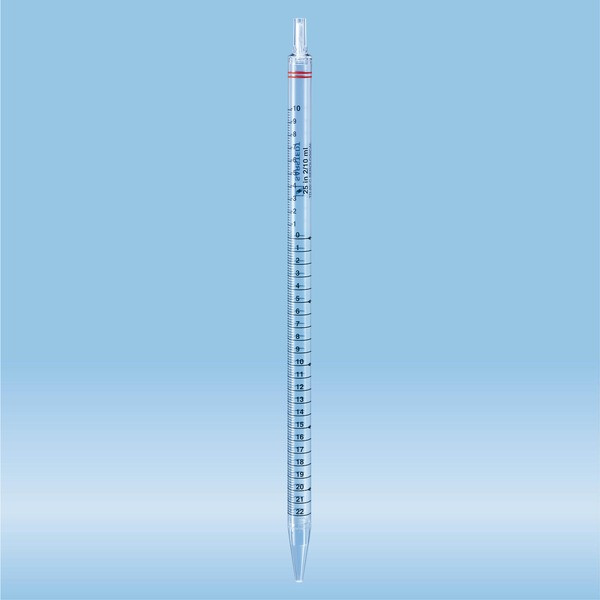 Serological pipette, with tip, plugged, 25 ml, sterile, nonpyrogenic