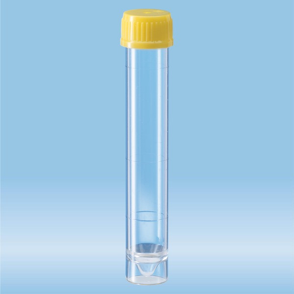 Screw cap tube, 10 ml, (LxØ): 97 x 16 mm, PS