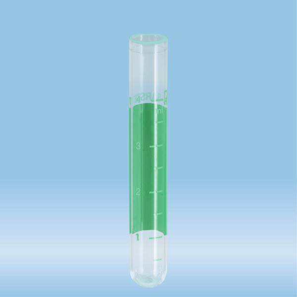 Tube, 5 ml, (LxØ): 75 x 12 mm, PS, with print