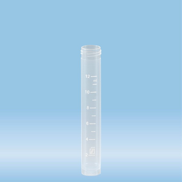 Screw cap tube, 13 ml, (LxØ): 101 x 16.5 mm, PP, with print