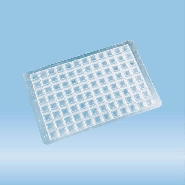 Closure mat, for Deep Well plate 2.2 ml (82.1972.002), (LxW): 79 x 121 mm, EVA, transparent