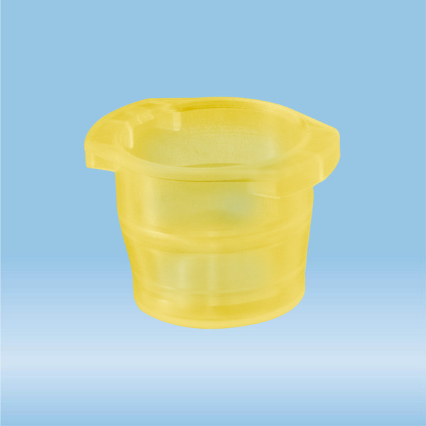 Cap, yellow, suitable for tubes Ø 10-17 mm