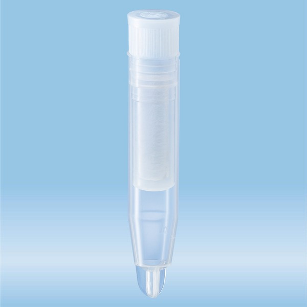 Salivette®, with cotton swab, cap: white