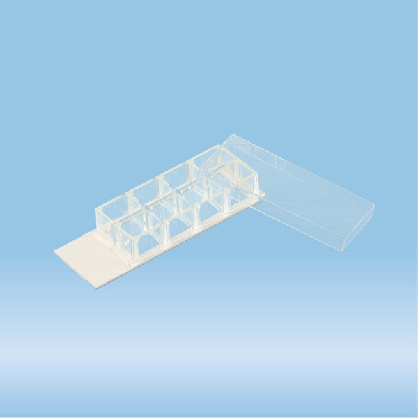 x-well cell culture chamber, 8-well, on lumox® slide, removable frame