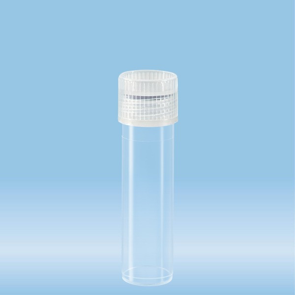 Screw cap tube, 8 ml, (LxØ): 57 x 16.5 mm, PP