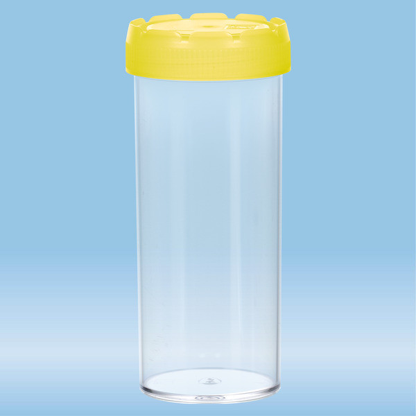 Multi-purpose container, max. volume: 120 ml, (LxØ): 105 x 44 mm, PS, transparent