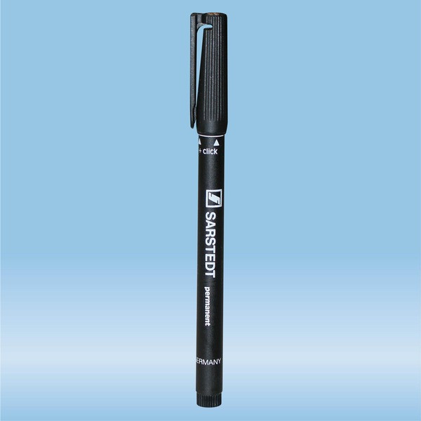 Felt marker, black, waterproof