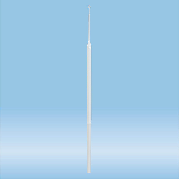 Inoculation loop, 1 µl, PS, white, sterile