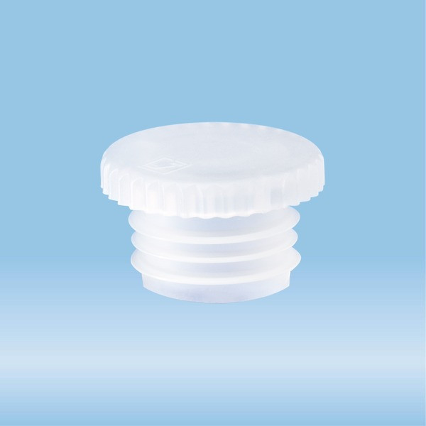 Push cap, natural, suitable for tubes Ø 15.7 mm