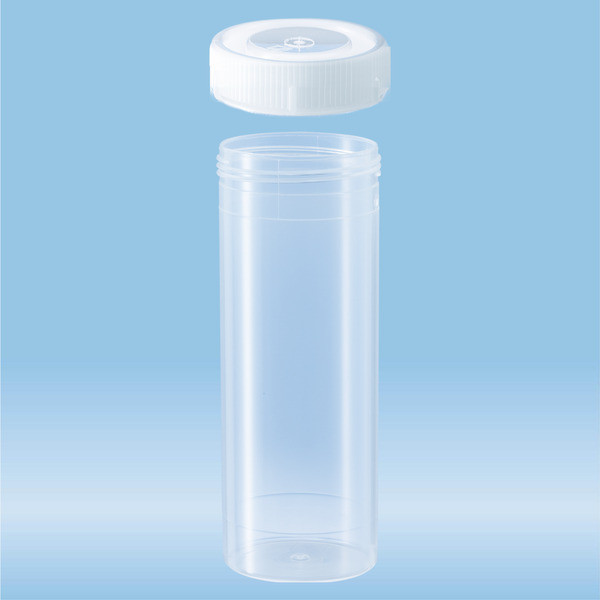 Screw cap tube, 120 ml, (LxØ): 114 x 44 mm, PP