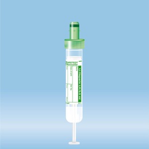 S-monovette® Lithium Heparin, 5.5 Ml, Cap Green, (lxØ): 75 X 15 Mm 