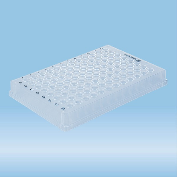 PCR plate full skirt, 96 well, transparent, Low Profile, 100 µl, Low DNA-binding, PCR Performance Te