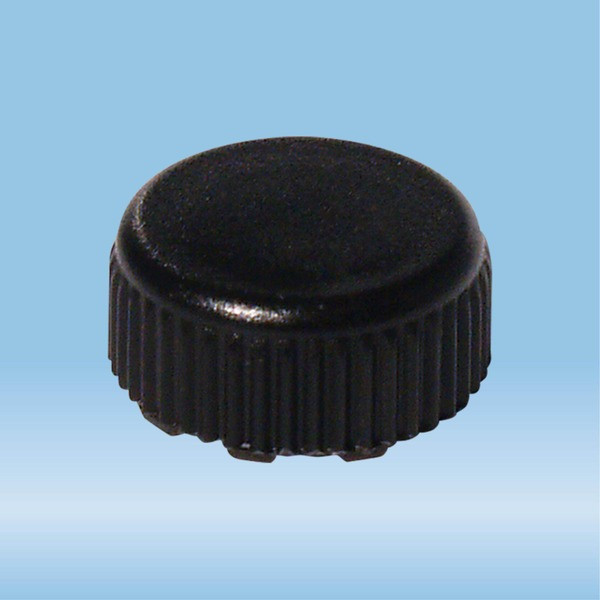 Screw cap, black, suitable for screw cap micro tubes