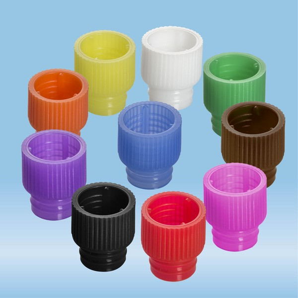 Push cap, colour mix, suitable for tubes Ø 12 mm