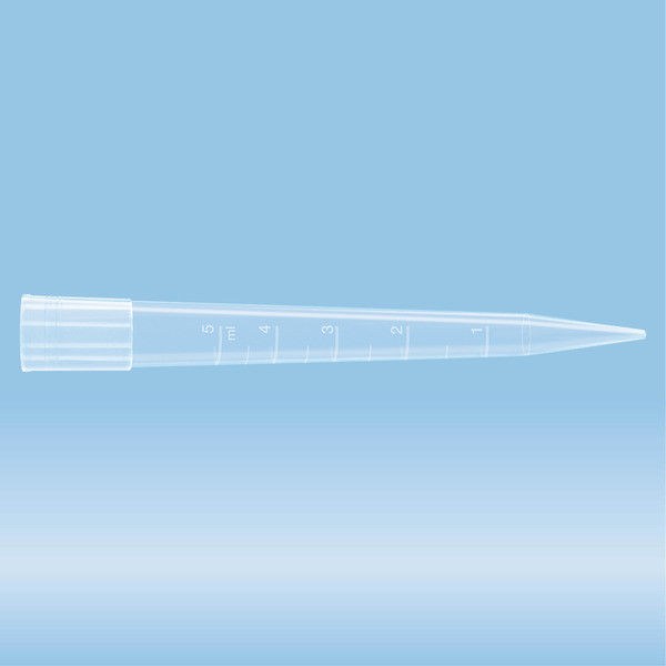 Pipette tip, 5 ml, transparent, 250 piece(s)/bag