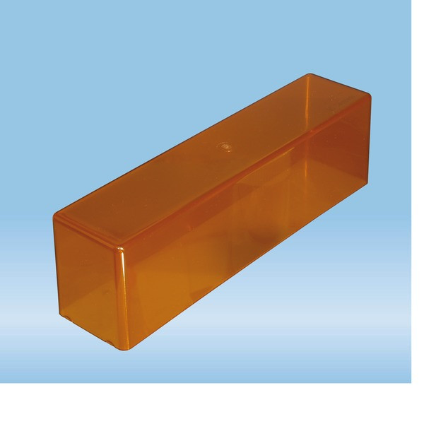 Protective cover, PC, brown, 256 x 62 x 72 mm, suitable for stand no 93.1097.100