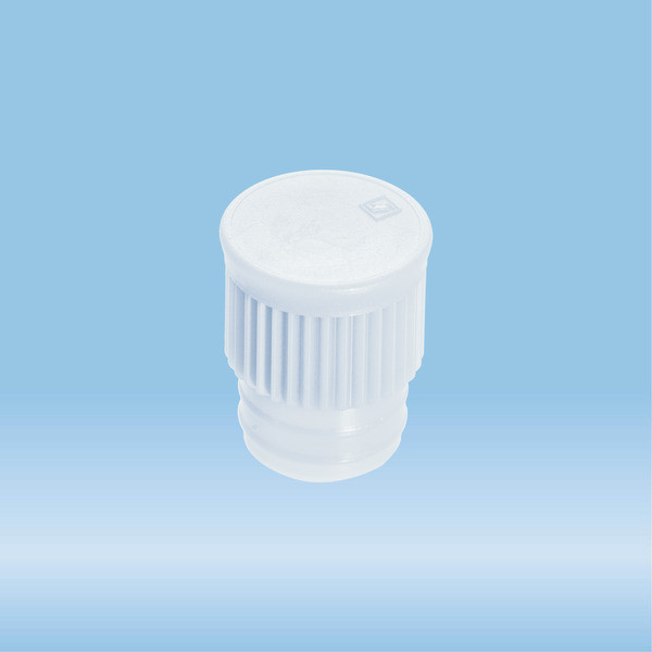 Push cap, white, suitable for tubes Ø 15.7 mm