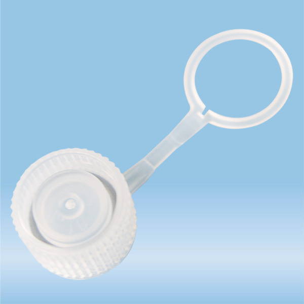 Screw cap, natural, suitable for screw cap micro tubes