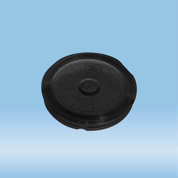 Colour-coded inserts, black, PP, suitable for screw caps 65.712.xxx