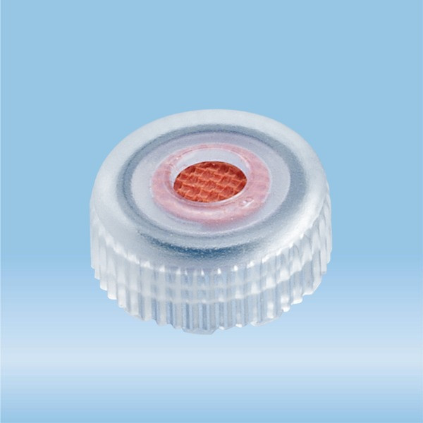 Screw cap, natural, suitable for screw cap micro tubes