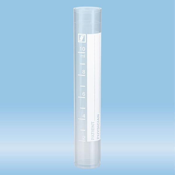 Tube, 12 ml, (LxØ): 95 x 16.5 mm, PP, with print