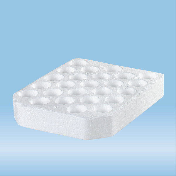 Rack, styrofoam, format: 5 x 5