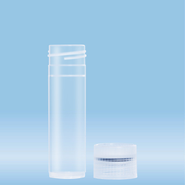 Screw cap tube, 8 ml, (LxØ): 57 x 16.5 mm, PP