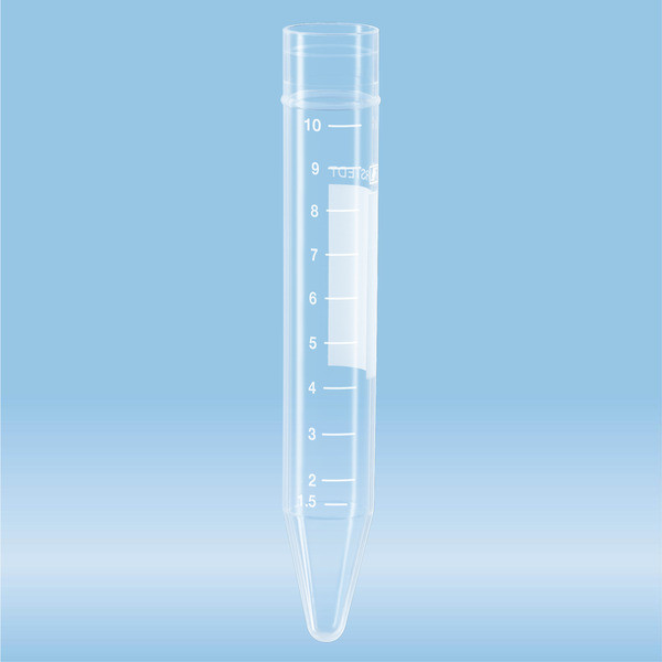 Tube, 10 ml, (LxØ): 100 x 16 mm, PP, with print