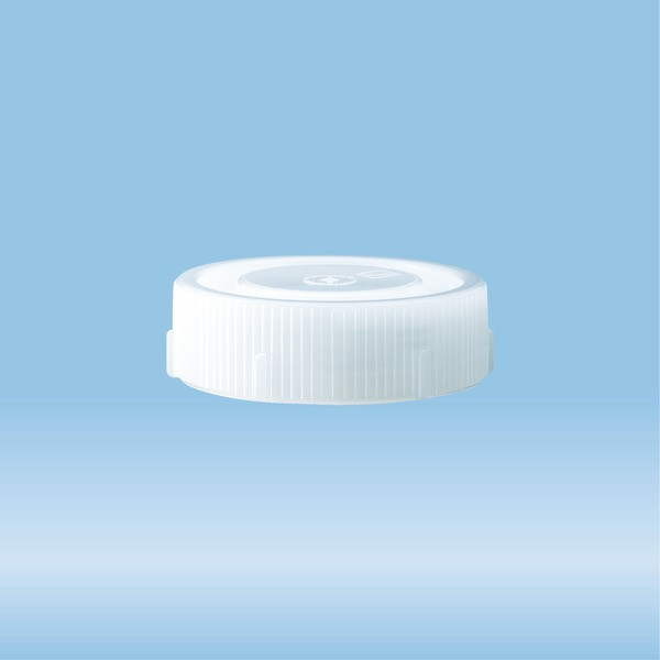 Screw cap, natural, suitable for mailing container 114 x 44 mm